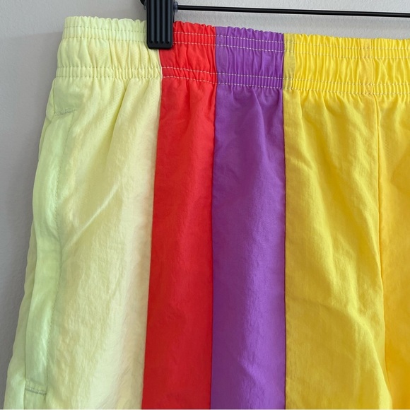 Champion Multicolor Striped Swim Shorts with Mesh Lining Size Large - Picture 7 of 10